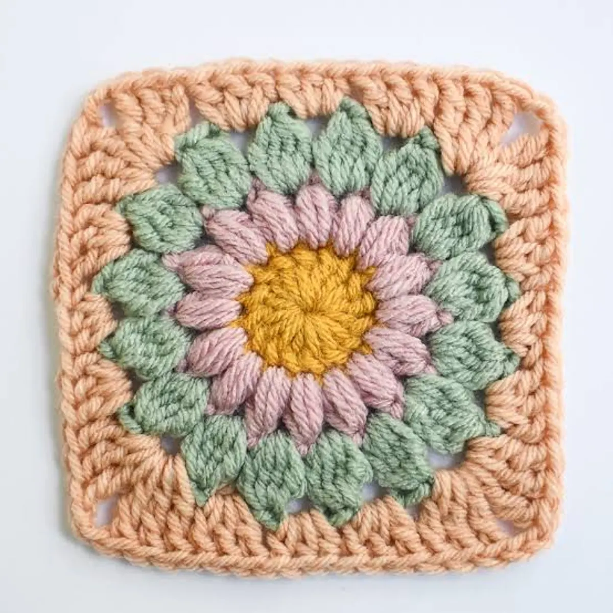 Blush Petal Motif Square